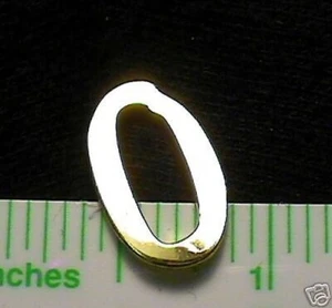 NUMERICAL LAPEL PIN EDUCATIONAL NUMERIC pin: NUMBER #0 W/butterfly clip - Picture 1 of 1