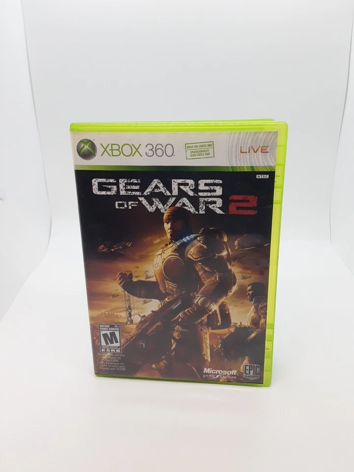 Gears of War 2 (Microsoft Xbox 360, 2008) Cib - Image 1 of 3