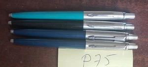 4 bolígrafos mecánicos Parker Jotter de colección con tapa cromada EE. UU. P75 - Imagen 1 de 6