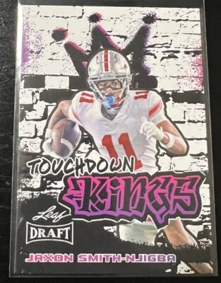 2023 Leaf Draft Touchdown Kings Jaxon Smith-Njigba #97 Seattle Seahawks - Image 1 of 2