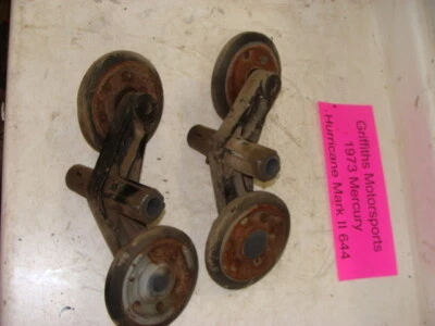 1973 MERCURY 644 HURRICANE merc mark 2 ii bogie conjunto de rodas ociosas patinantes traseiras - Imagem 1 de 4