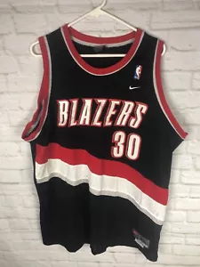 VTG Nike Rasheed Wallace Portland Trail Blazers Jersey Authentic Length +2 NBA - Picture 1 of 10