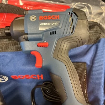 Bosch GDR18V-1400B12 18V 1/4 In. Hex Impact Driver w/ 2.0 Ah Slimpack Battery - Image 1 of 4