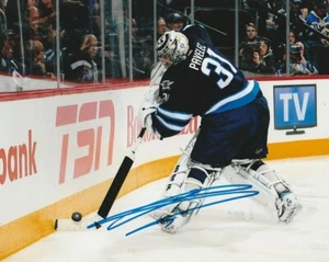 ONDREJ PAVELEC SIGNED WINNIPEG JETS GOALIE 8x10 PHOTO #2 Autograph PROOF! - Picture 1 of 2