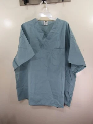 Nueva Blusa Médica Medline Angelstat Unisex Reversible Cuello en V Talla 3XL Brumosa Foto 1 de 4