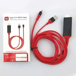 USB3.1 Type C to HDMI video AV adapter cable 4K 60Hz for Samsung MacBook iPhone - Photo 1 sur 9