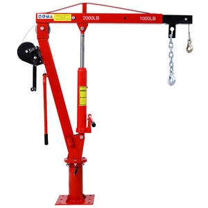 2000Lb Hydraulic Pickup Truck Crane with Hand Winch Pickup Truck Bed Hoist Jib - Picture 1 of 40