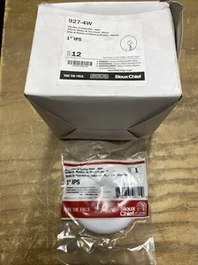 Set of 10 Sioux Chief 927-4W 1" IPS Poly Floor & Ceiling Plate White GAR1318-G2 - Picture 1 of 4