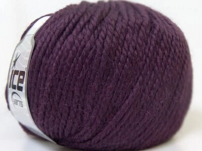 4-Skein Lot Alpaca Bulky Yarn alpaca wool 4x100g Purple - Image 1 of 4