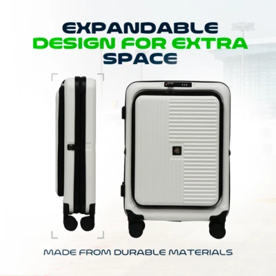 Maleta de mano plegable expandible para equipaje de 20 pulgadas, aprobada por aerolínea Foto 1 de 4