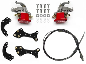 Kit de actualización de freno de estacionamiento Wilwood MC4 trasero Pro-Street CON cable extendido rojo - Imagen 1 de 5