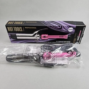 Hot Tools Professional Series 1,5" ferro arricciacapelli rosa titanio HPK46PK HPK46 - Foto 1 di 8