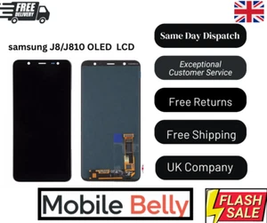 📱 Wyświetlacz LCD OLED Ekran dotykowy Montaż do Samsung Galaxy J8 (J810) - Sprzedawca z Wielkiej Brytanii - Zdjęcie 1 z 3