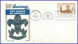 USA7 #1145 U/A CACHET CRAFT FDC Boy Scout Jubilee - Picture 1 of 1