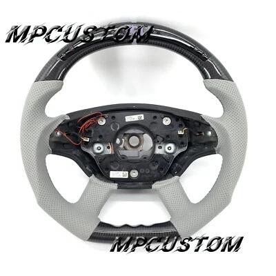 Carbon Fiber Steering Wheel fit For Mercedes_Benz S550 W216 CL63 S63 S65 AMG - Image 1 of 4