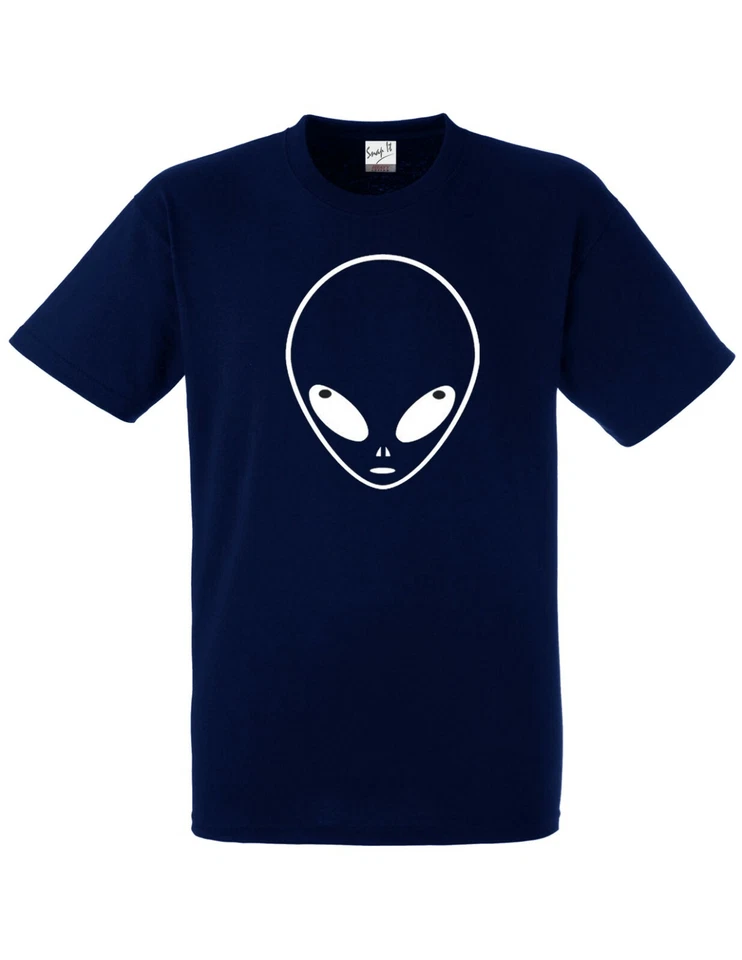 SNAPIT ALIEN HEAD KIDS CHILDRENS T SHIRT TOP FUNNY UFO COOL DESIGN BOYS GIRLS QUALITY