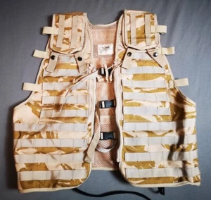 Vest Tactical Load Bearing Webbing Chest Rig Desert - Foto 1 di 6