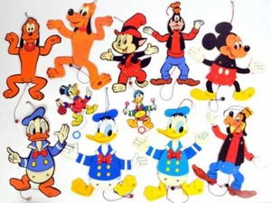 Disney Hampelmann Jumping Jack 60er Jahre zT Heimo - zur Auswahl/pick your item - Bild 1 von 4