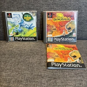 PlayStation PS1 Game Bundle: Disney A Bug’s life & Dinosaus Retro Video Games - Picture 1 of 7