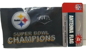 Pittsburgh Steelers Antena Banderín Super Bowl XLIII Campeones Nuevo - Imagen 1 de 3
