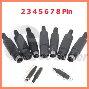 Mini DIN Stecker Buchsen Stecker Buchsen Stecker Buchse 2 3 4 5 6 7 8 Pin Panelmontage - Bild 1 von 23