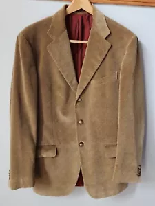 Etro Milano - Men's Blazer golden Tan Corduroy Jacket Size: 50 R - Picture 1 of 11