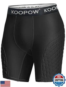 KOOPOW Youth Baseball Sliding Shorts with Cup Pocket for Baseball, Football, - Picture 1 of 5
