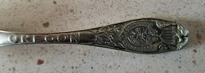 Vtg OREGON Imperial Silver plate State Collectible Souvenir Spoon - free US ship - Picture 1 of 3