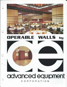 Brochure - Advanced Equipment - Operable Movable Wall - 1977 (AF294) - Picture 1 of 1