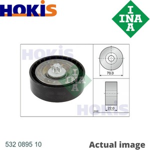 DEFLECTIONGUIDE PULLEY VRIBBED BELT FOR MERCEDES-BENZ E-CLASS/T-Model S-CLASS  