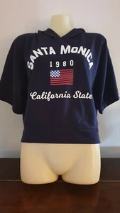 Santa Monica 1980 California State. Hooded Shirt. Size M  - Picture 1 of 3