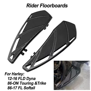 Tableros de piso de piloto para Harley 12-16 FLD Dyna, 86-17 Softail, 86-más tarde triciclo de turismo - Imagen 1 de 19
