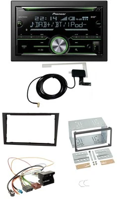 Pioneer CD USB MP3 Bluetooth 2DIN DAB Autoradio für Opel Corsa D stealth schwarz - Bild 1 von 4