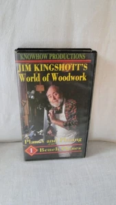 Knowhow Productions JIM KINGSHOTT'S WORLD OF WOODWORK PLANES & PLANING Vol 1 VHS - Imagen 1 de 2