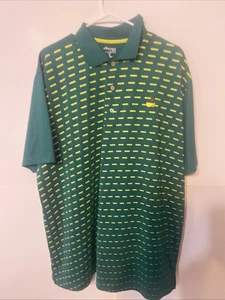 Masters Tech Shirt Herren XL Grün Polo Kurzarm Performance Stretch Golf - Bild 1 von 4
