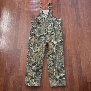 Redhead Silent Hide Insulated Hunting Bib Overalls Real Tree Camo Mens Size 2XL - Picture 1 of 18