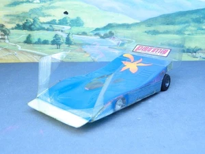 1/24 Slot Car Parma WING BODY, FLEXI CHASSIS, ADDED AIR DAMS Teal - Picture 1 of 4