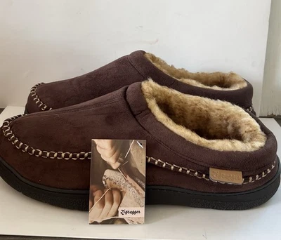 Zapatillas de mocasín de espuma viscoelástica Zigzagger para hombre talla 13-14 XL Foto 1 de 4