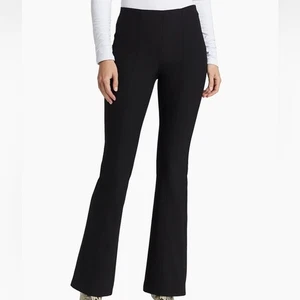 NWT rag & bone Simone Flare Pants Fitted Trousers Women’s 0 Black Pull-On - Picture 1 of 8