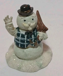 Hawthorne Village Rudolph Cantando SAM El Muñeco de Nieve Miniatura Figura Navidad  - Imagen 1 de 5