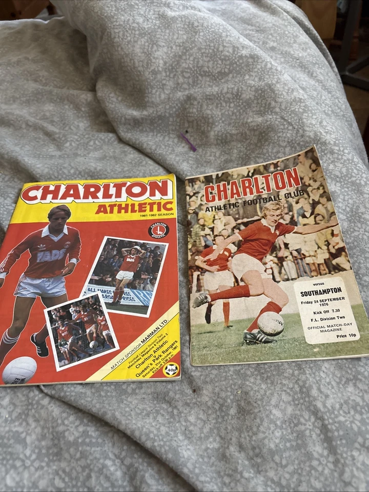 Charlton Athletic Home V QPR 1981 And Southampton 1976 - Image 1 of 1