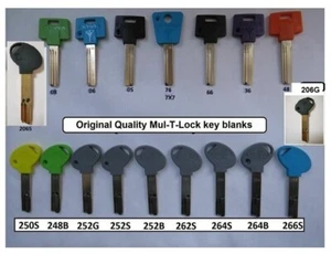 MUL T LOCK SCHLÜSSELROHLINGE - Bild 1 von 52