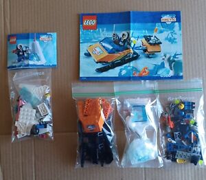 Lego Town (2 Kits) 6578 POLAR EXPLORER & 6586 POLAR SCOUT / 2000 / Complete/Used