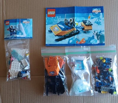 Lego Town (2 Kits) 6578 POLAR EXPLORER & 6586 POLAR SCOUT / 2000 / Complete/Used - Изображение 1 из 4