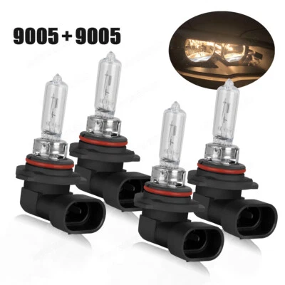 Car Lamp For Kia Sportage 2017-2020 Halogen Headlight High Low Bulbs Kit 3400K - Image 1 of 4