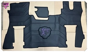 SCANIA S SERIE SET FUSSMATTEN ARMATURENBRETTMATTE GLATT MIT STICKEREI SCHWARZ - Bild 1 von 5