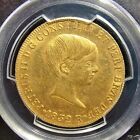 Brazil: Pedro II gold 6400 Reis 1832-R AU55 PCGS.