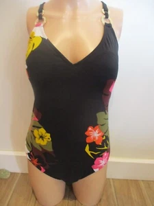 LADIES m&s SWIMSUIT SWIMMING COSTUME SIZE 10,12 14,16,18. longer body - Picture 1 of 6