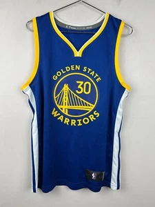 Golden State Warriors Stephen Curry #30 Fanatics NBA Jersey Men’s Size S Blue - Picture 1 of 7