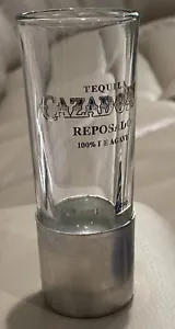 Jäger ruhen Tequila, 100 % Agave - Shot Glass - Metall am Boden - HTF